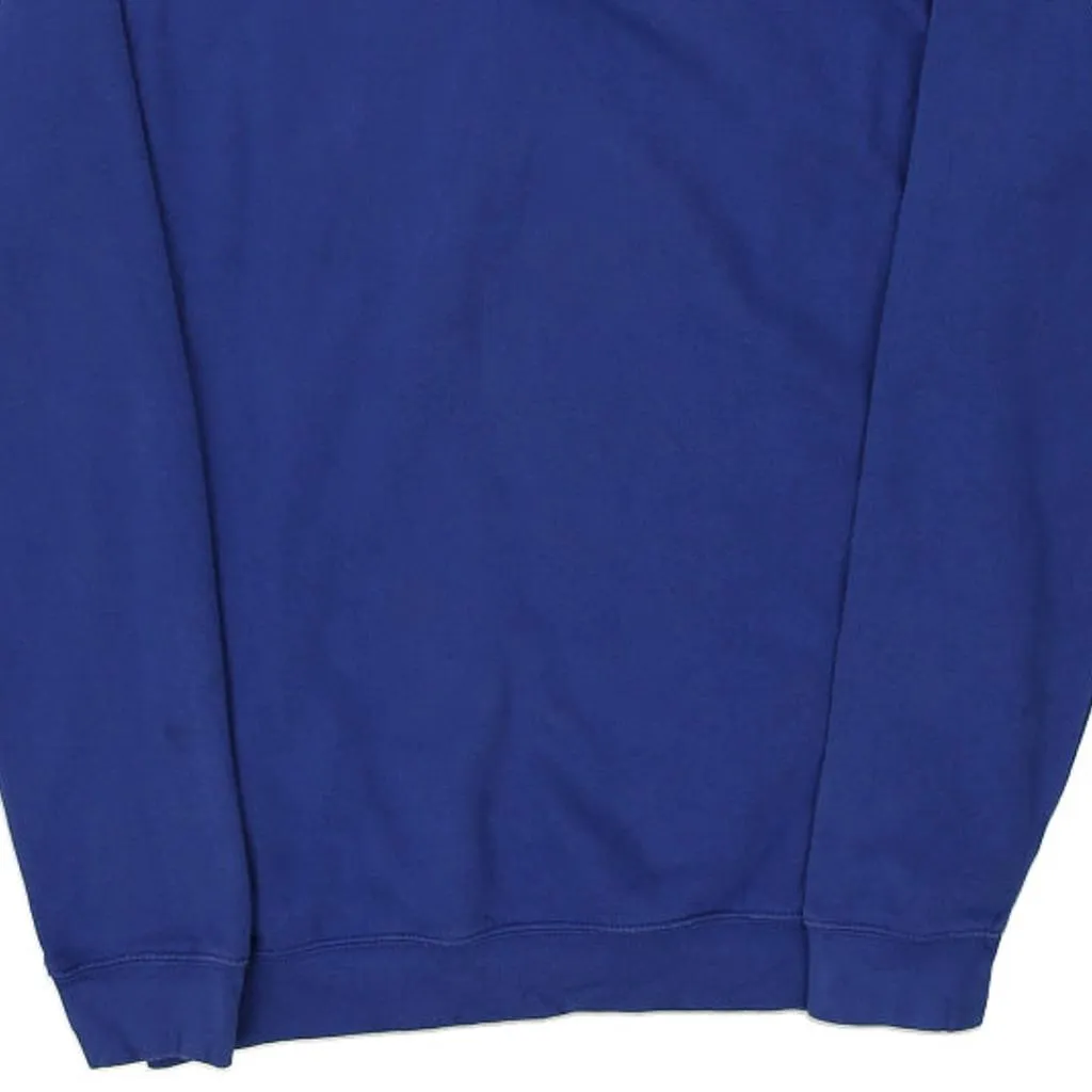 New York Giants, Age 14-16 Nfl Hoodie - Large Blue Cotton Blend