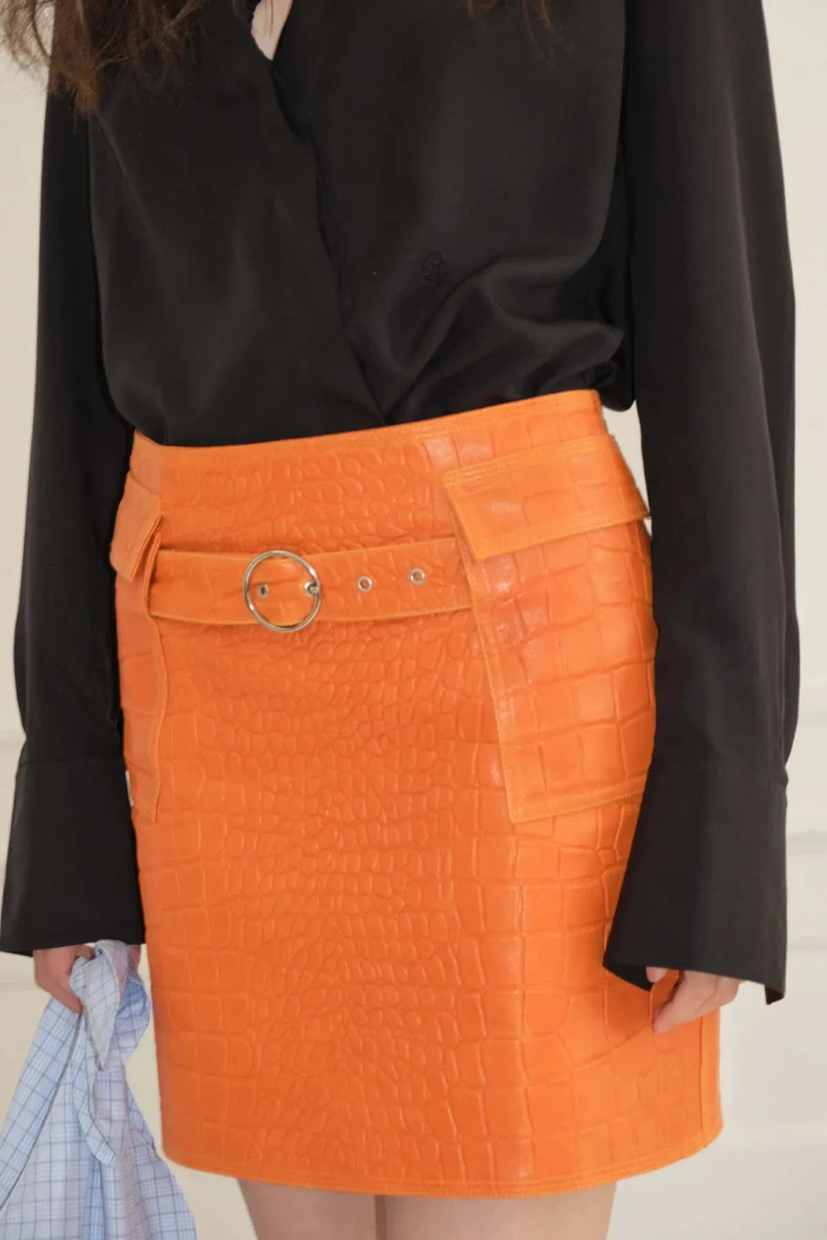 New York Skirt - Tangerine