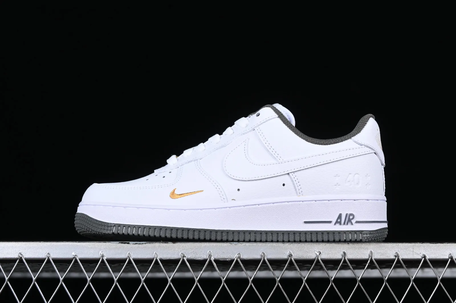 Nike Air Force 1 07 Low Dark Grey White Gold DD1225-008