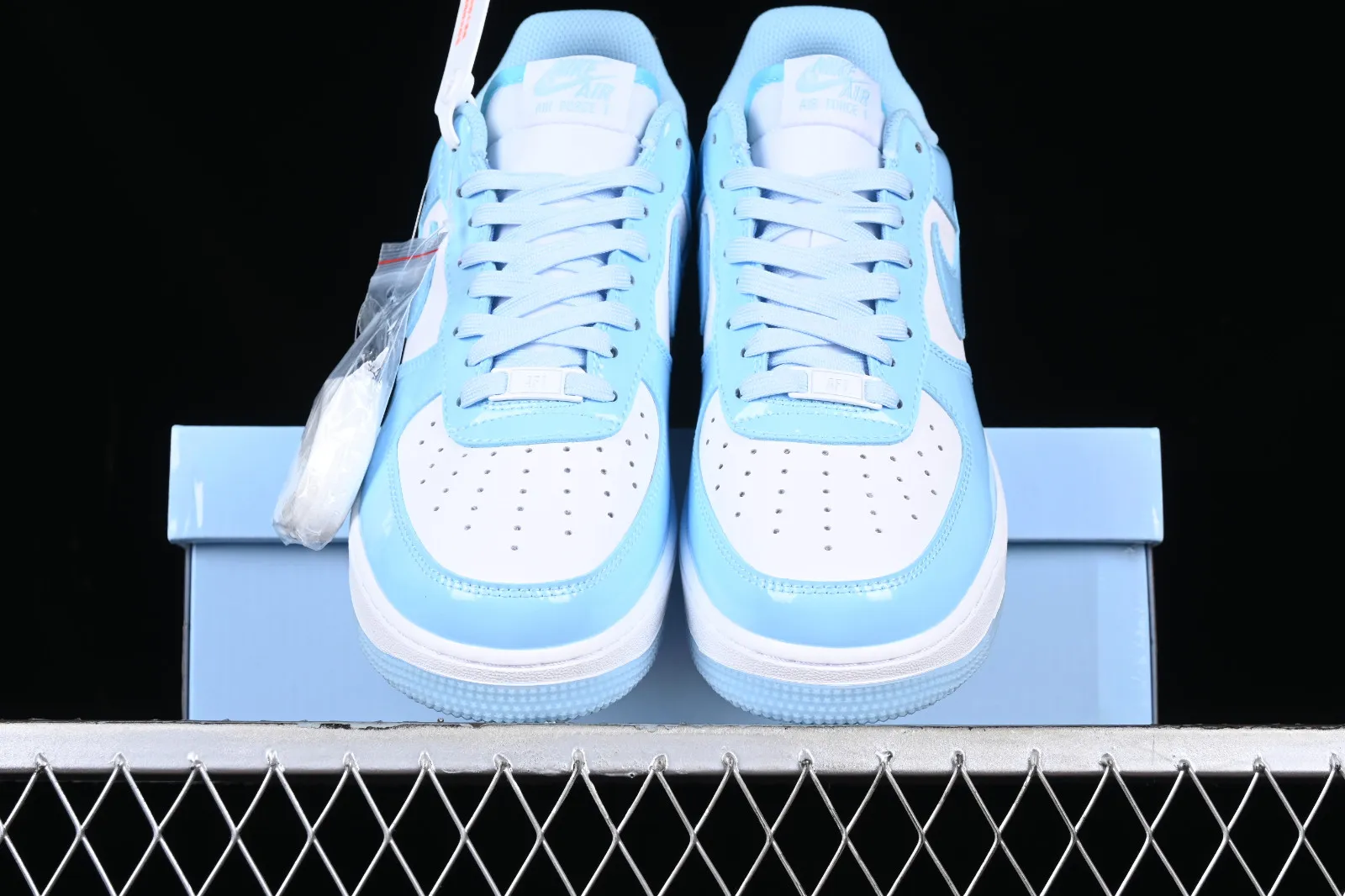 Nike Air Force 1 07 Low Lackleder White Blue HP3656-533