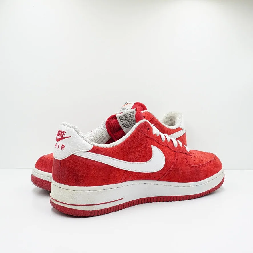 Nike Air Force 1 Low Suede Gym Red White
