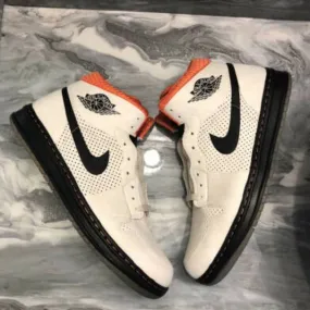 Nike air jordan 1 alpha black orange white blaze men’s 12
