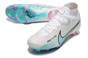 Nike Air Zoom Mercurial Superfly 9 Elite FG - White/Baltic Blue/Laser Pink