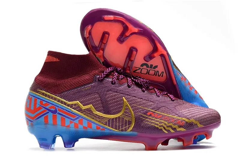 Nike Air Zoom Mercurial Superfly 9 Elite Mbappé FG - Dark Beetroot/Metallic Vivid Gold