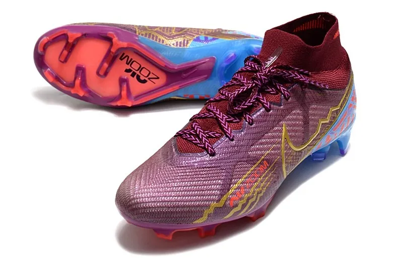 Nike Air Zoom Mercurial Superfly 9 Elite Mbappé FG - Dark Beetroot/Metallic Vivid Gold