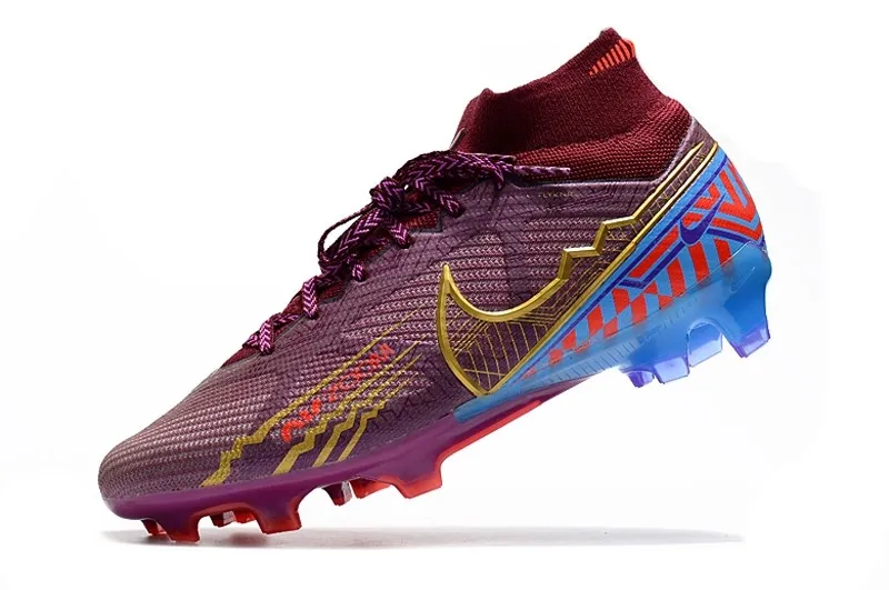 Nike Air Zoom Mercurial Superfly 9 Elite Mbappé FG - Dark Beetroot/Metallic Vivid Gold