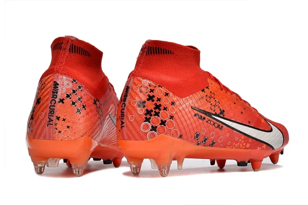 Nike Air Zoom Mercurial Superfly 9 Elite SG-Pro Anti-Clog Dream Speed 7 - Light Crimson/Bright Mandarin/Black/Pale Ivory