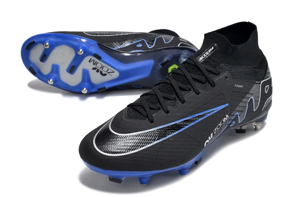 Nike Air Zoom Mercurial Superfly 9 Elite SG-Pro Anti-Clog Shadow Pack - Black/Chrome/Hyper Royal