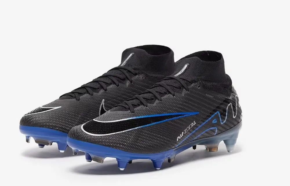 Nike Air Zoom Mercurial Superfly 9 Elite SG-Pro Anti-Clog Shadow Pack - Black/Chrome/Hyper Royal