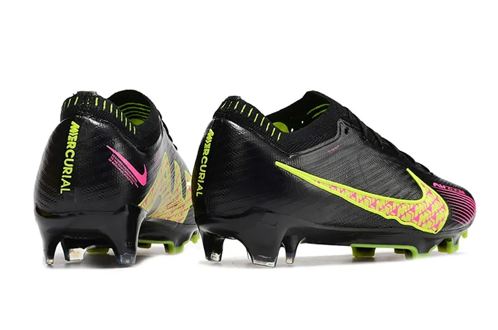 Nike Air Zoom Mercurial Vapor 15 Elite FG - Black/Black/Multi-Colour