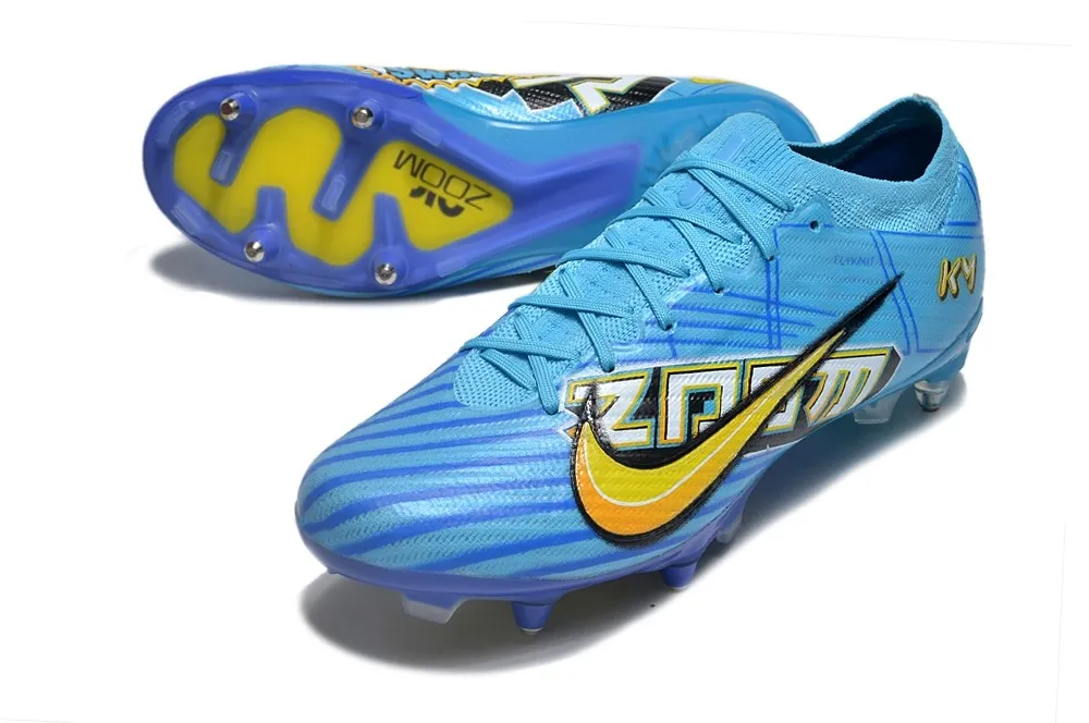 Nike Air Zoom Mercurial Vapor 15 Elite SG-Pro Anti-Clog KM X Mbappe - Baltic Blue/White