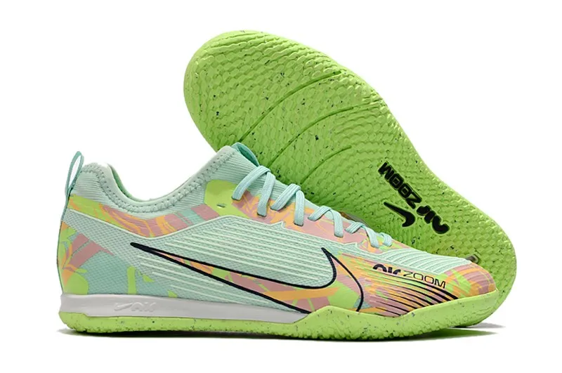 Nike Air Zoom Mercurial Vapor 15 Pro Indoor Bonded Pack - Barely Green/Blackened Blue/Total Orange
