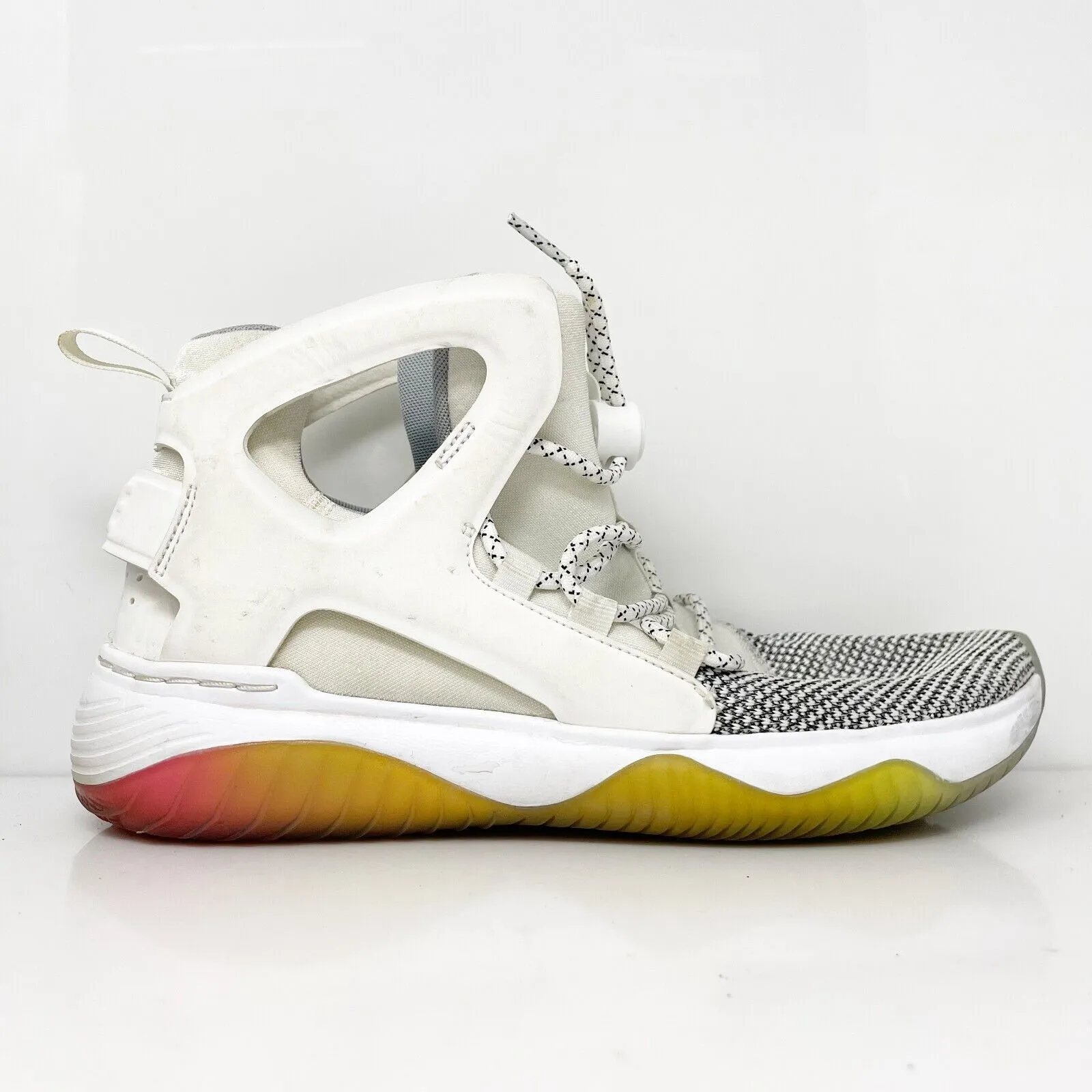 Nike Boys Air Flight Huarache Ultra 904225 White Basketball Shoes Sneakers 6.5Y