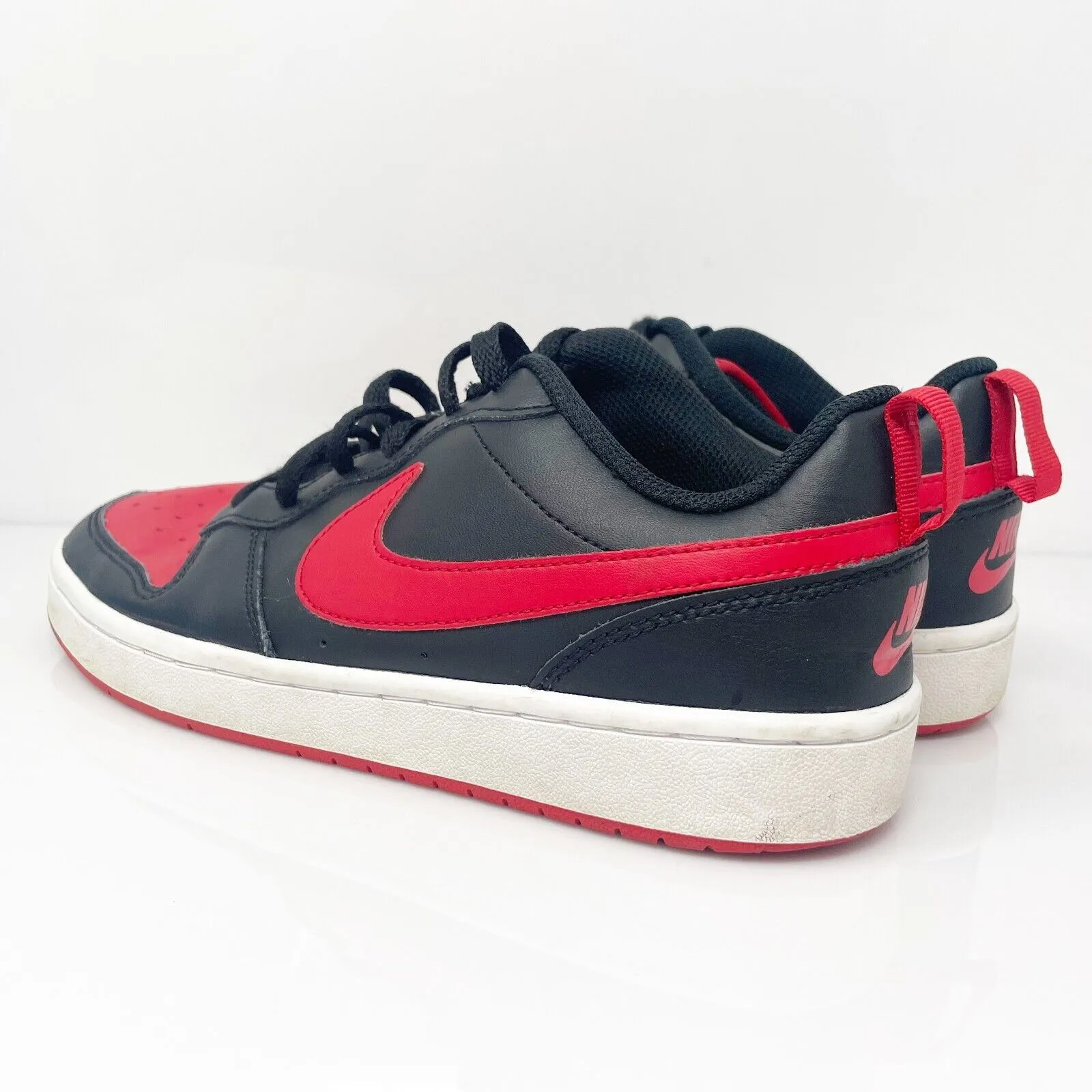 Nike Boys Court Borough Low 2 BQ5448-007 Black Casual Shoes Sneakers Size 7Y