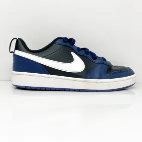 Nike Boys Court Borough Low 2 BQ5448-404 Blue Casual Shoes Sneakers Size 7Y