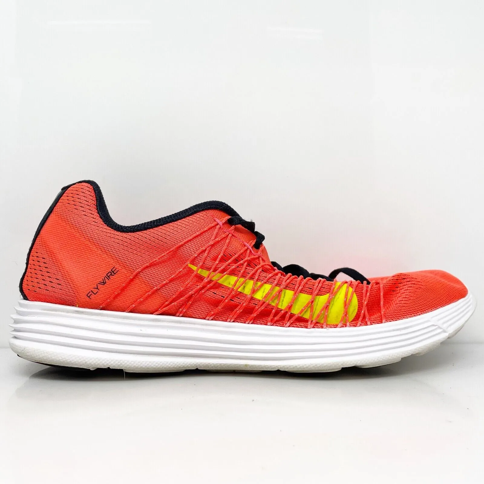 Nike Mens Lunaracer Plus 3 554675-607 Orange Running Shoes Sneakers Size 10.5