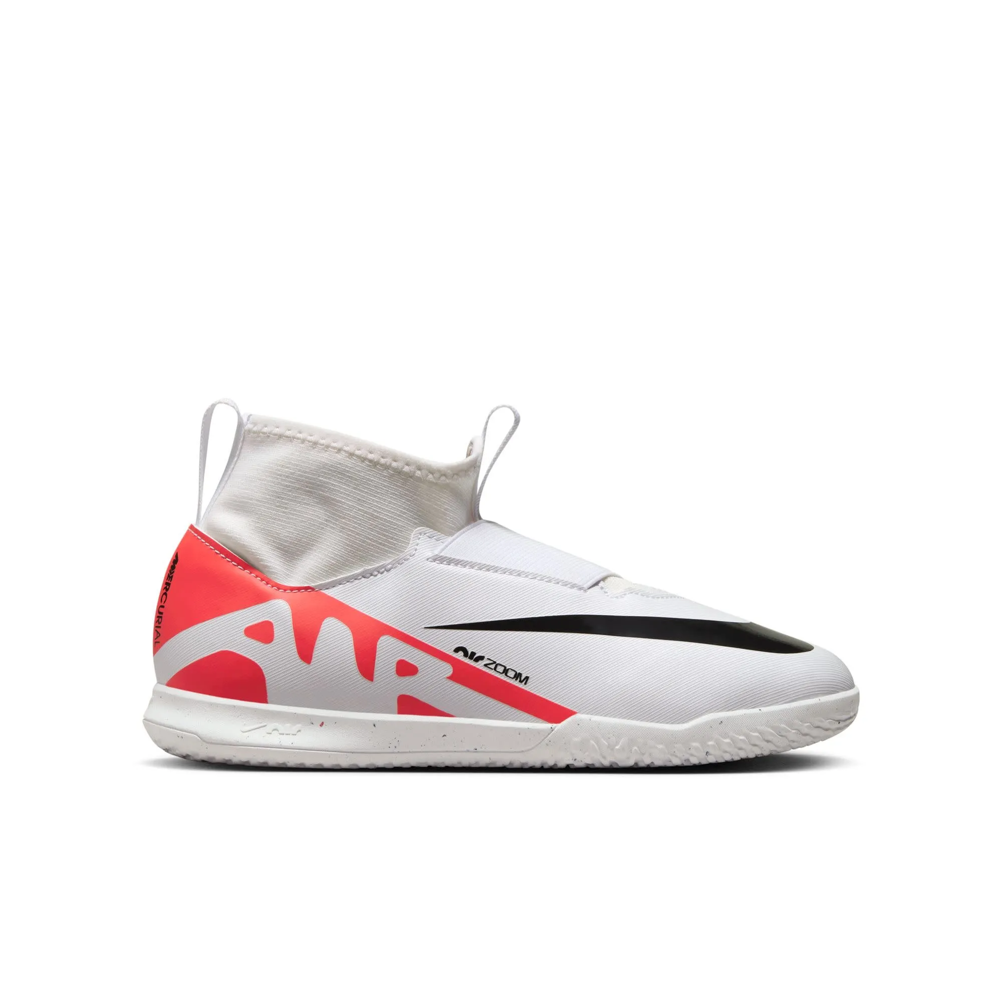 Nike Mercurial Superfly 9 Academy Indoor Jr (White/Crimson)