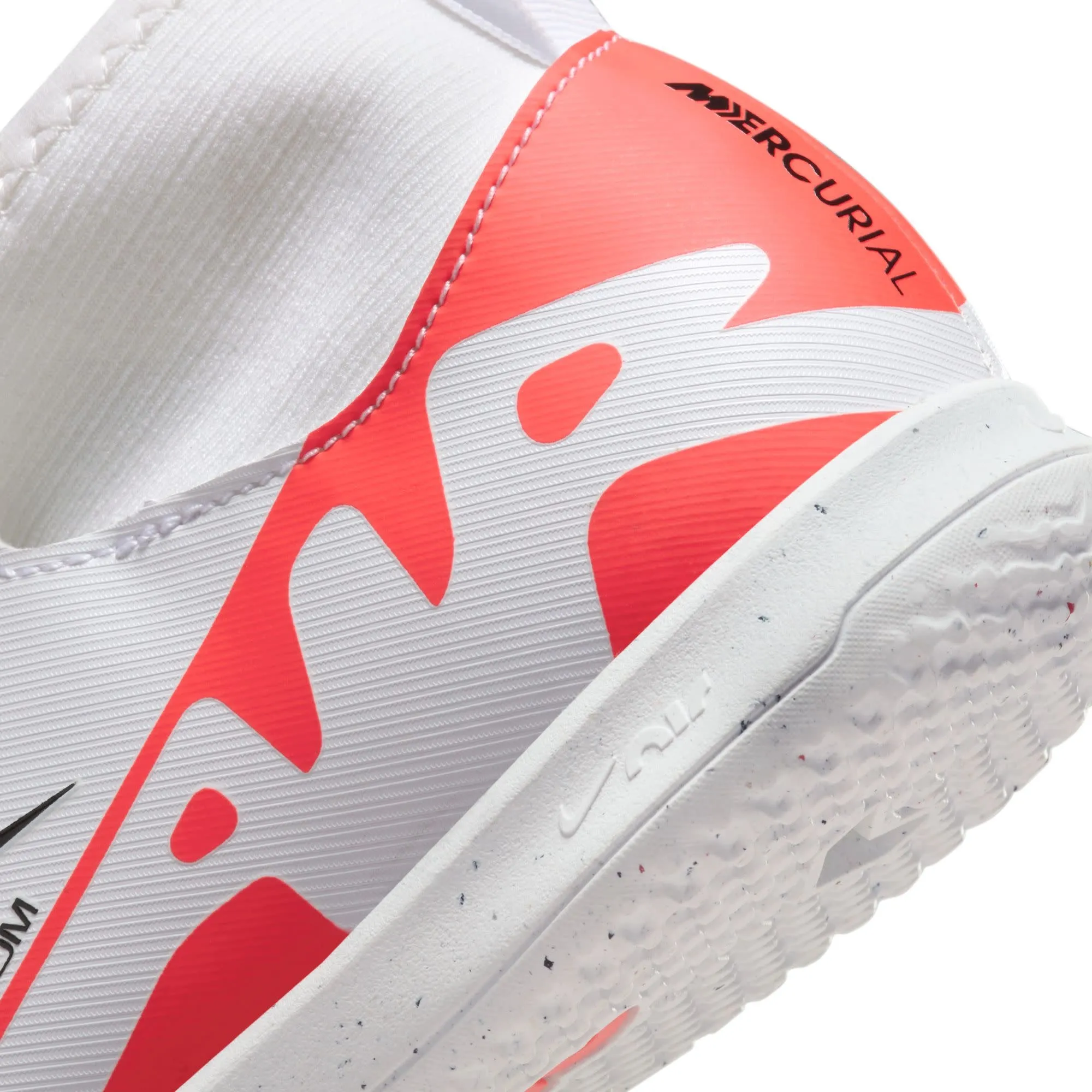 Nike Mercurial Superfly 9 Academy Indoor Jr (White/Crimson)