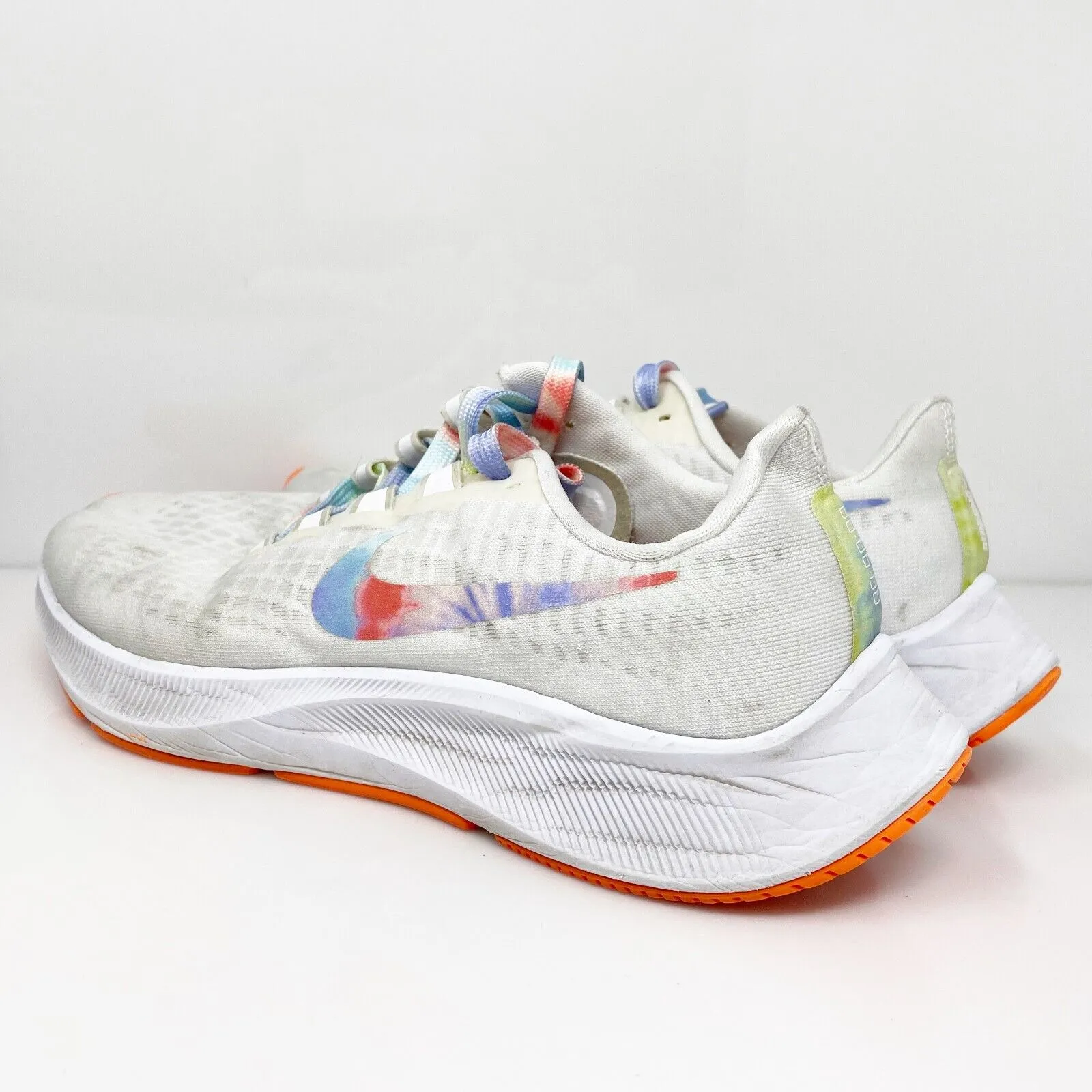 Nike Womens Air Zoom Pegasus 37 DD9667-100 White Running Shoes Sneakers Size 9