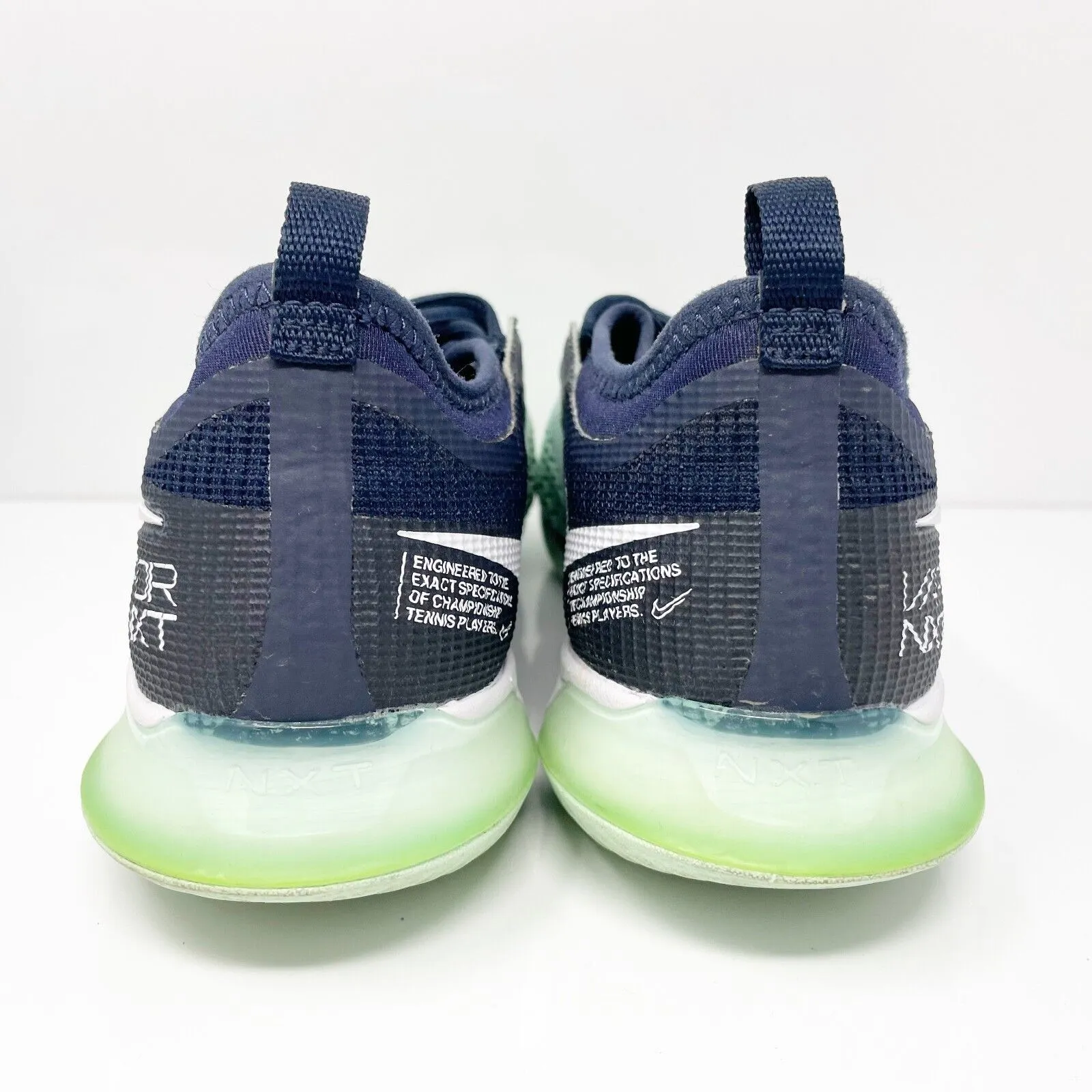 Nike Womens Court React Vapor Nxt CV0742-410 Blue Running Shoes Sneakers Sz 8.5