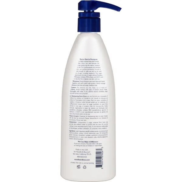 Noodle & Boo Extra Gentle Shampoo, Fragrance Free