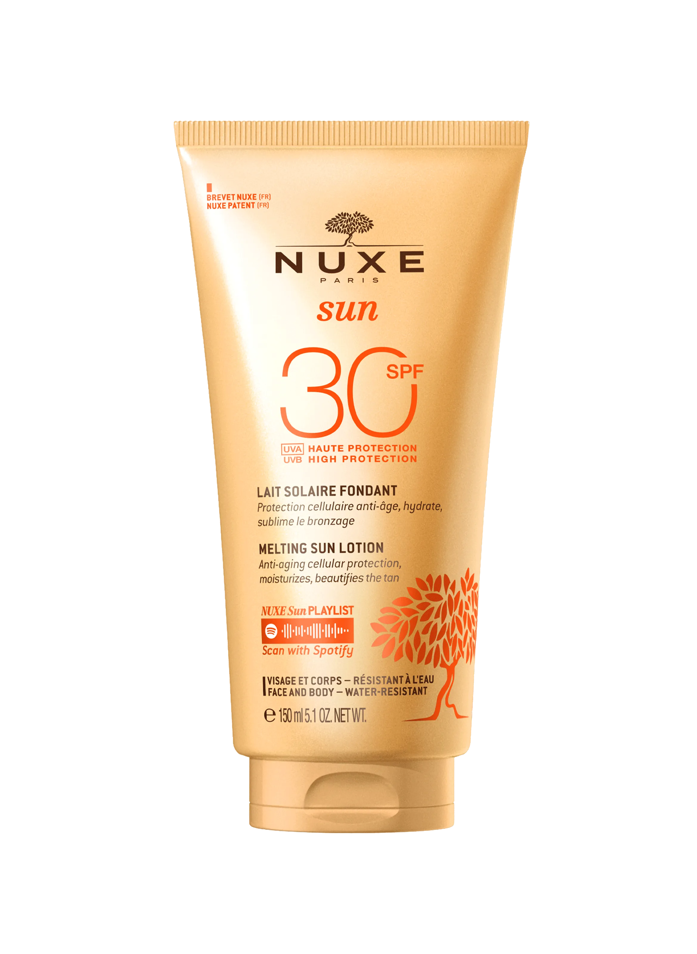 NUXE  Melting Sun Lotion High Protection SPF30 for face and body