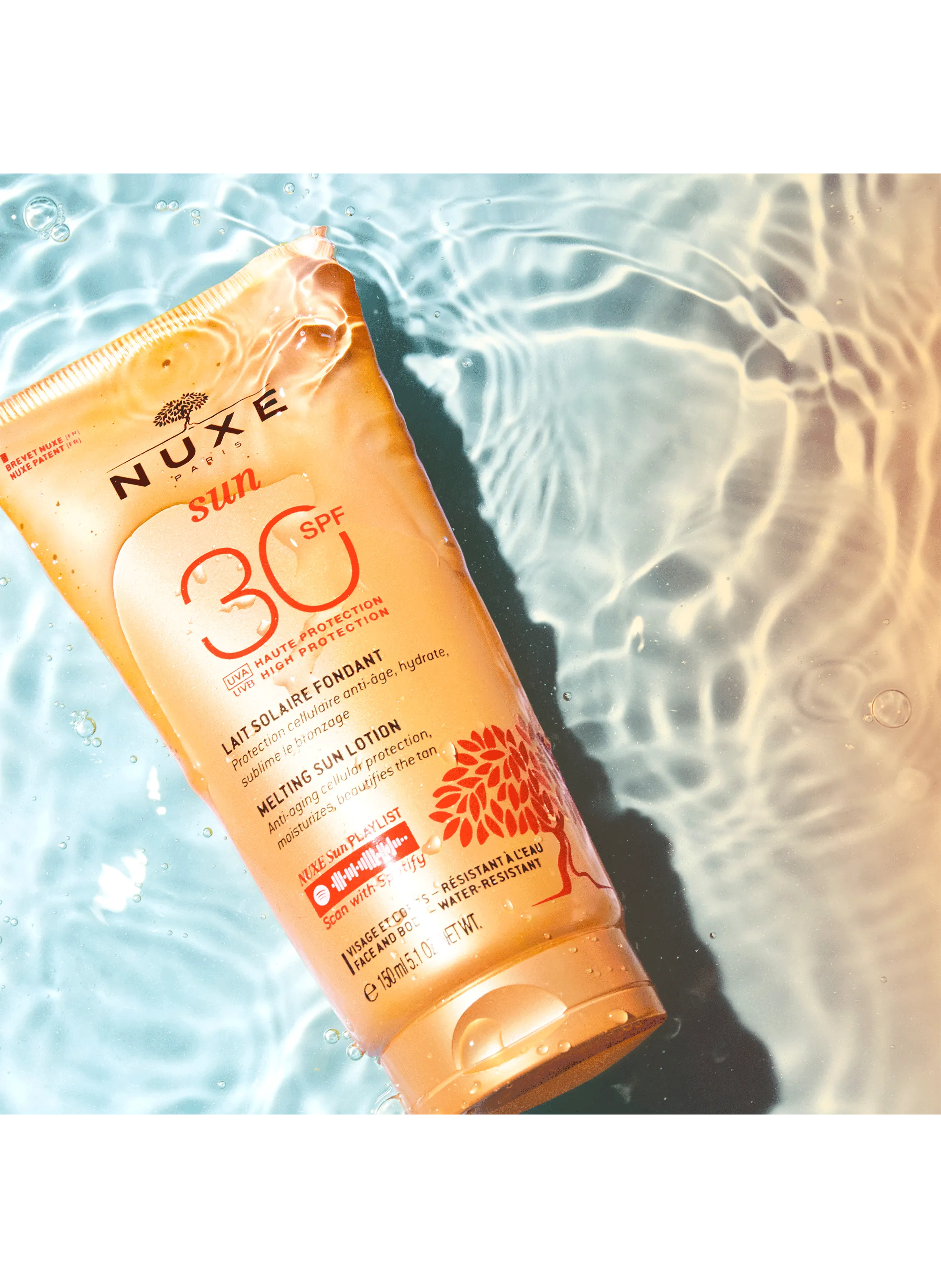 NUXE  Melting Sun Lotion High Protection SPF30 for face and body