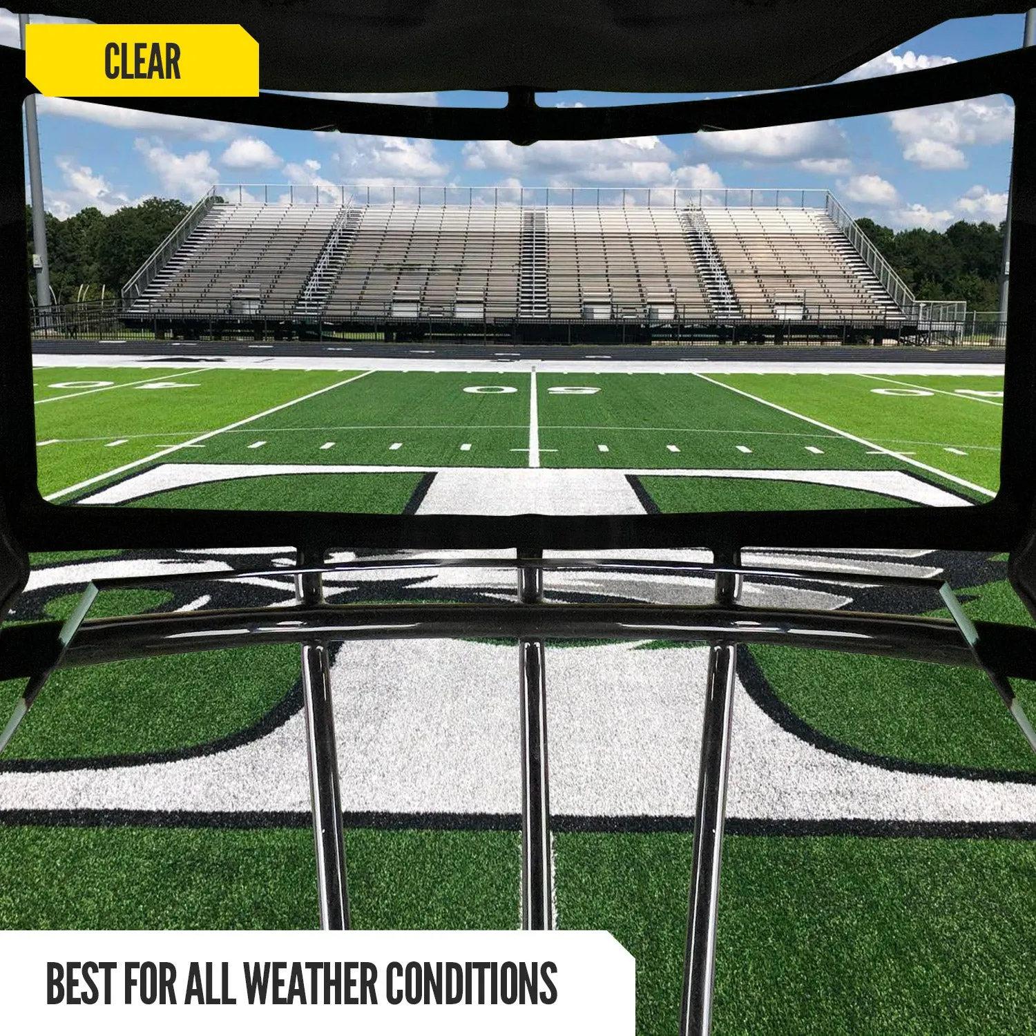NXTRND VZR1 Football Visor Clear