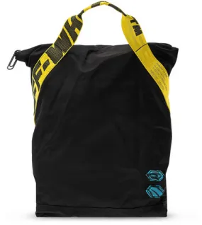 OFF-WHITE Printed Backpack Logo Applique Black/Yellow