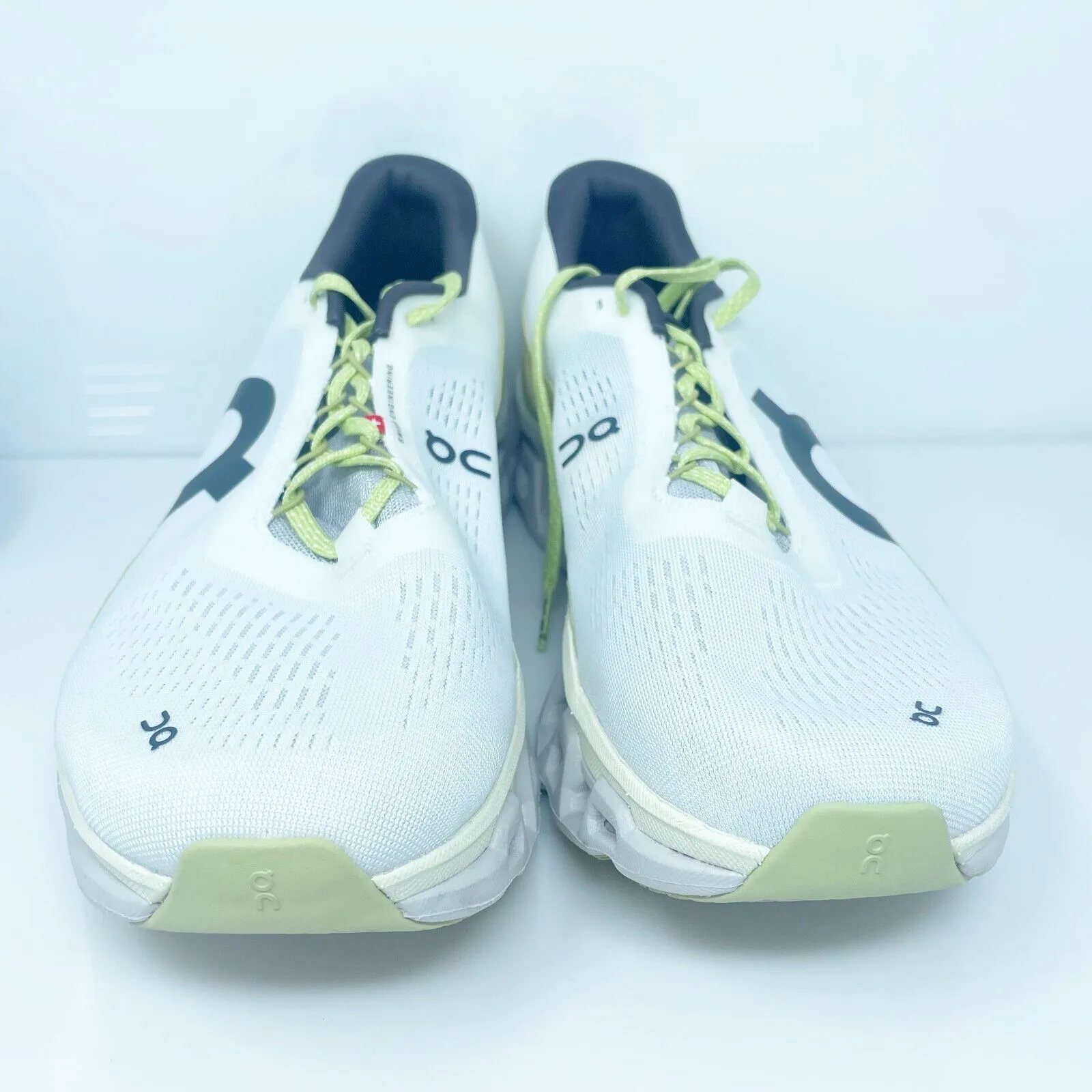 On Mens Cloudmonster 2 White Running Shoes Sneakers Size 12