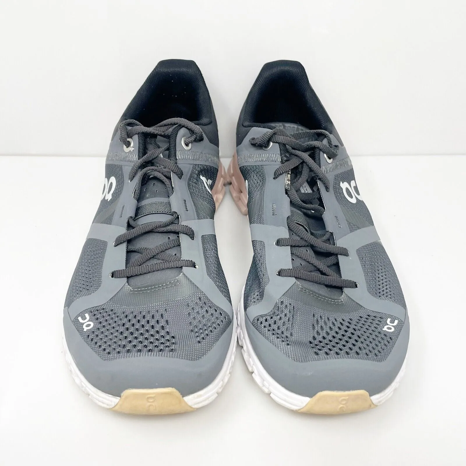 On Womens Cloudflow Gray Running Shoes Sneakers Size 7.5