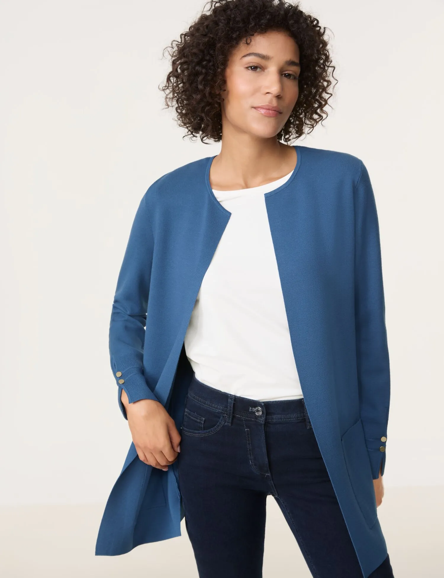 Open long cardigan