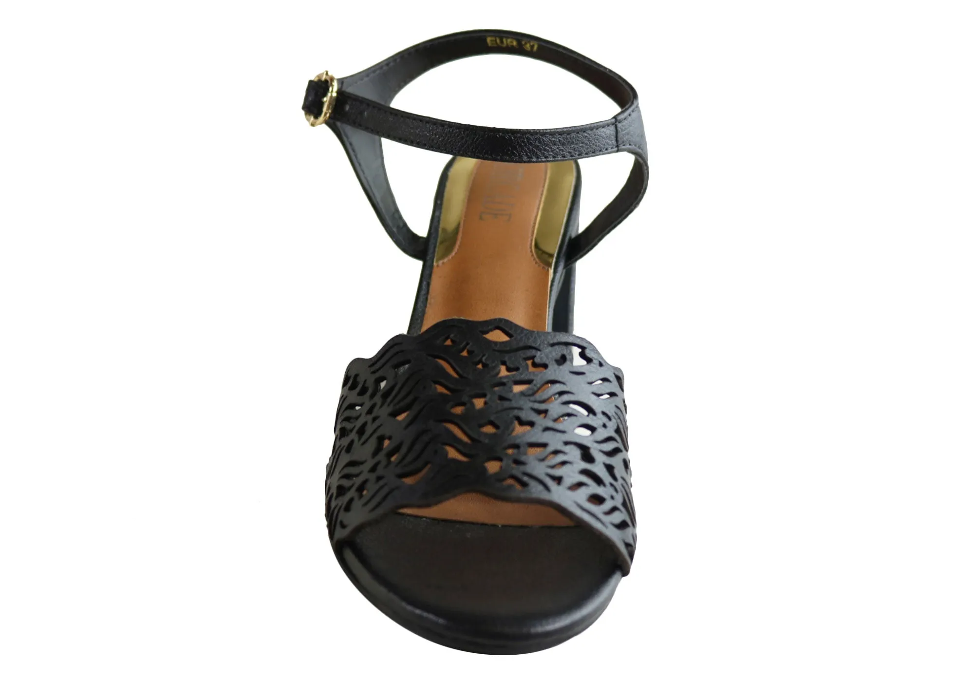 Orcade Mena Womens Fashion Leather Heels Sandals Made In Brazil