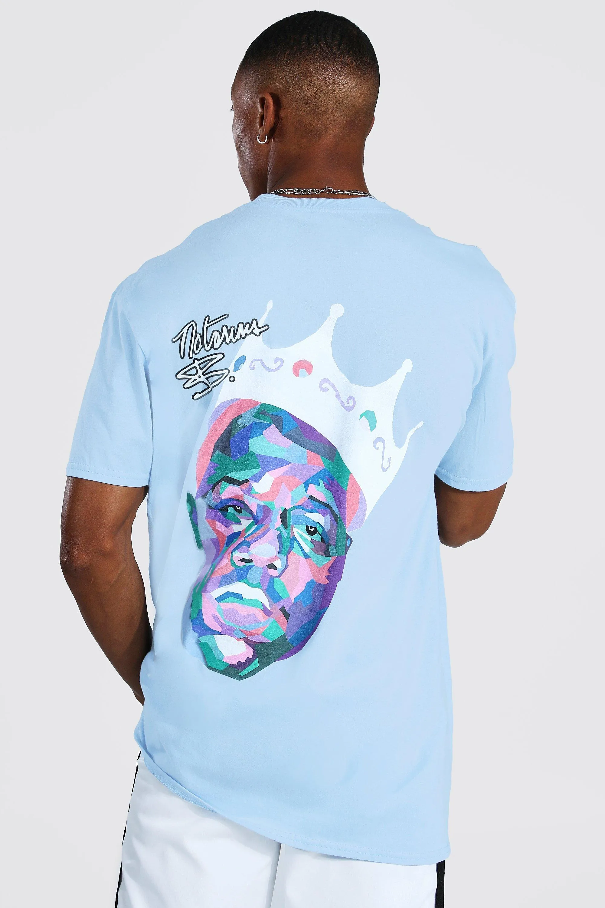 Oversized Biggie License T-shirt | boohooMAN UK