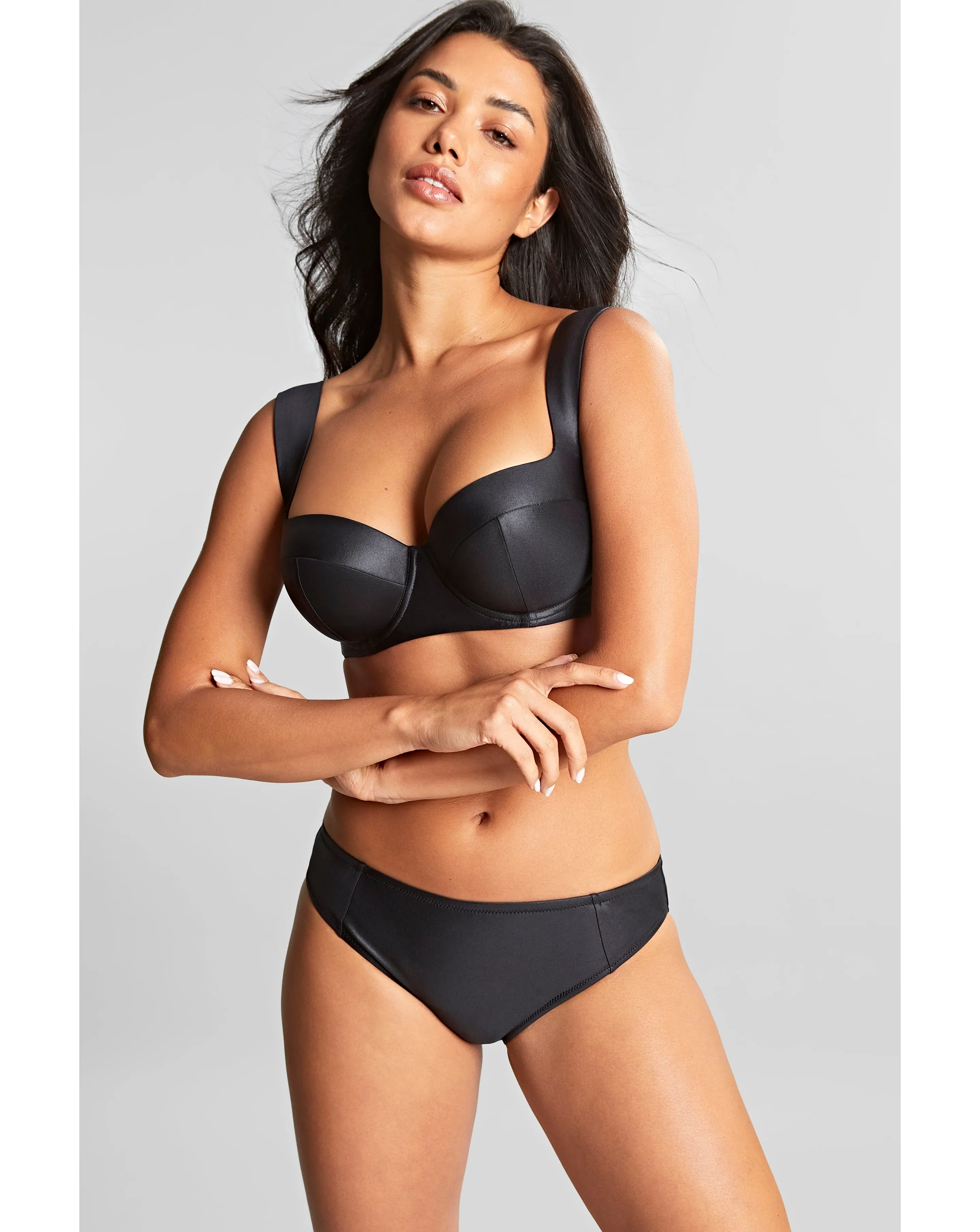 Panache Bette Obsidian Balcony Wired Bikini Top