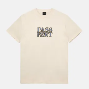 Pass Port Skateboards - Rosa Embroidery T-Shirt - Natural