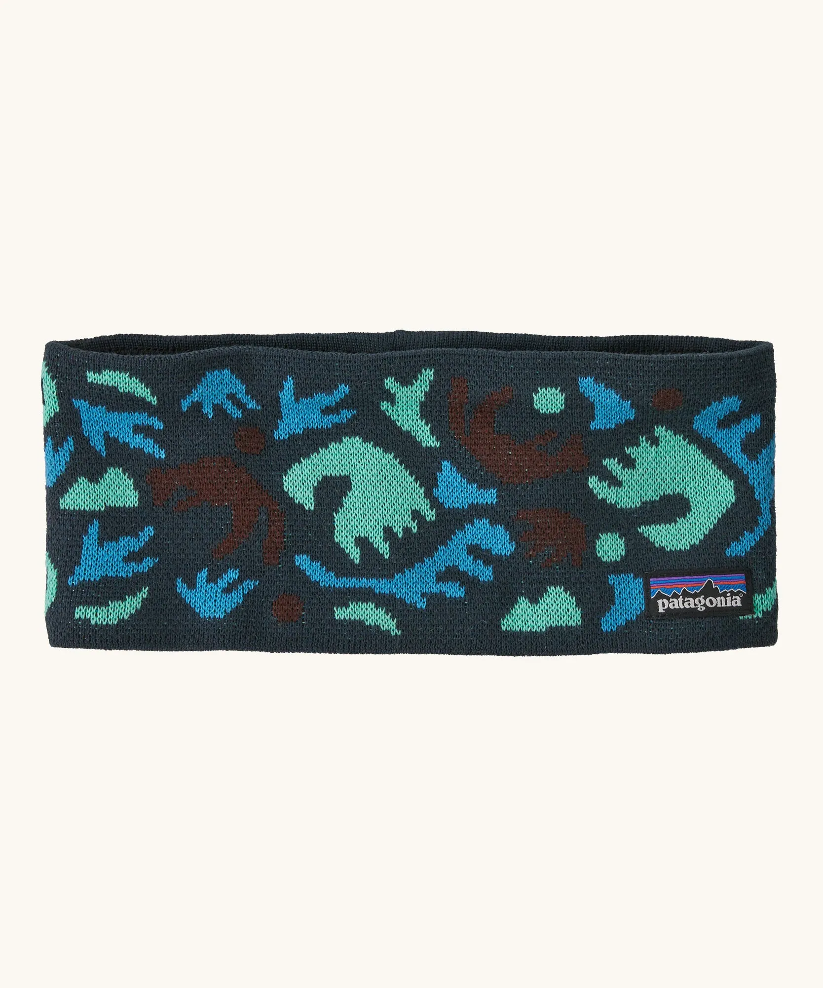 Patagonia Adult Powder Town Headband - Smolder Blue