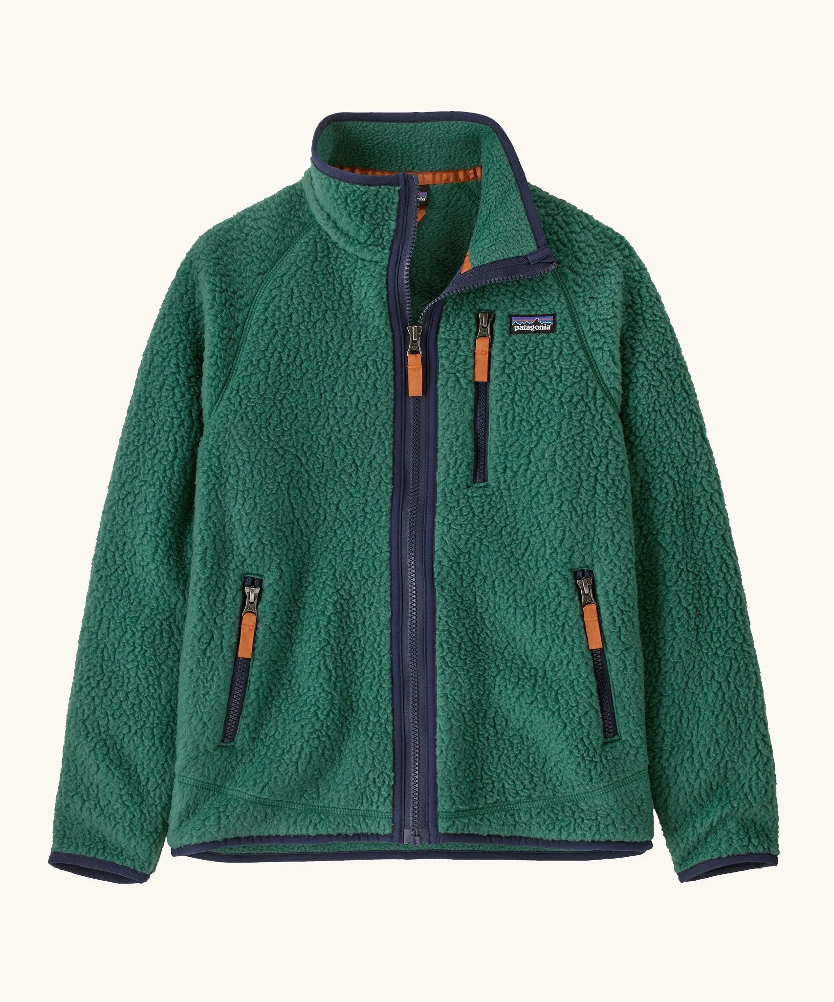 Patagonia Kids Retro Pile Fleece Jacket - Conifer Green