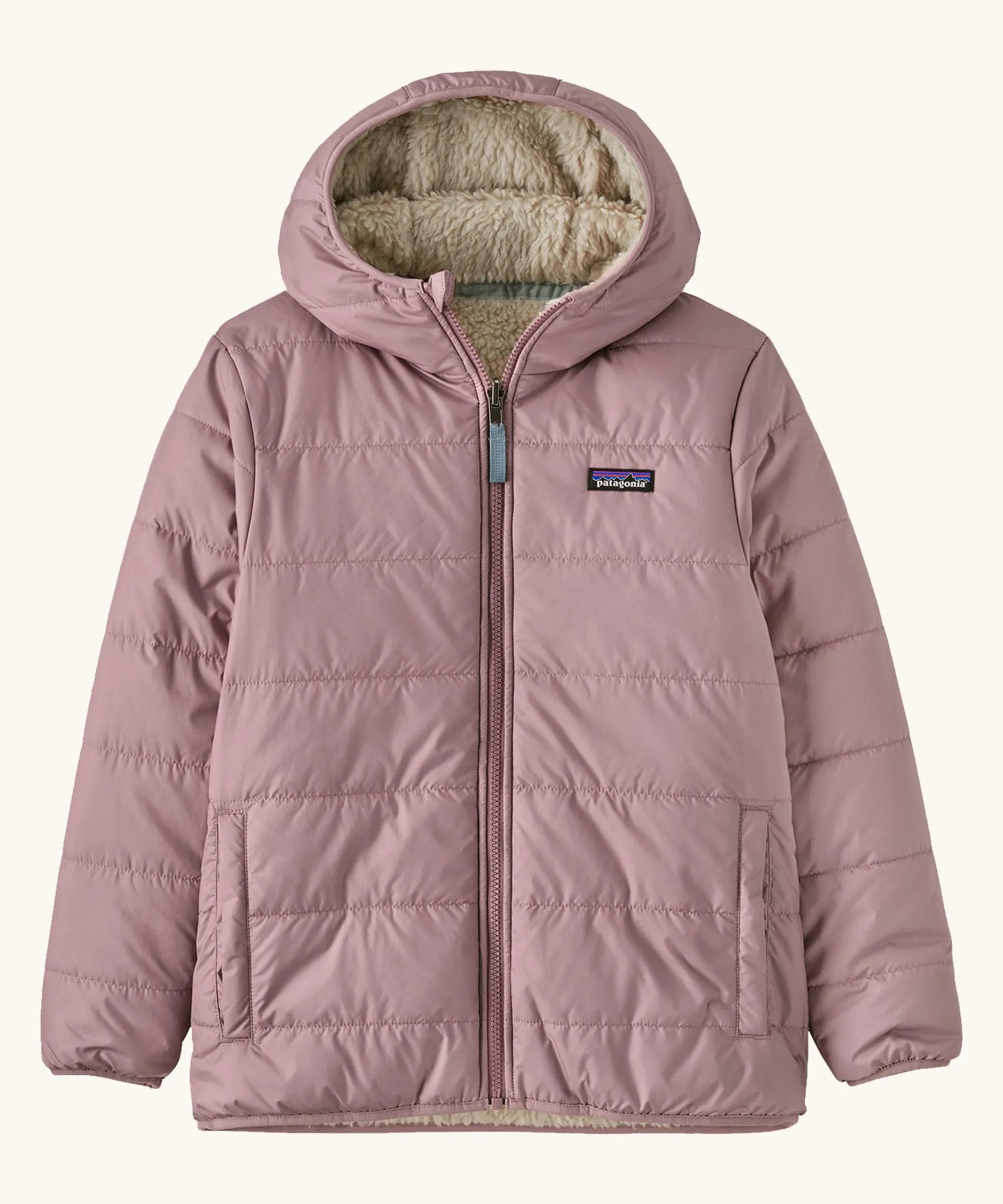 Patagonia Kids Reversible Ready Freddy Hoody - Stormy Mauve