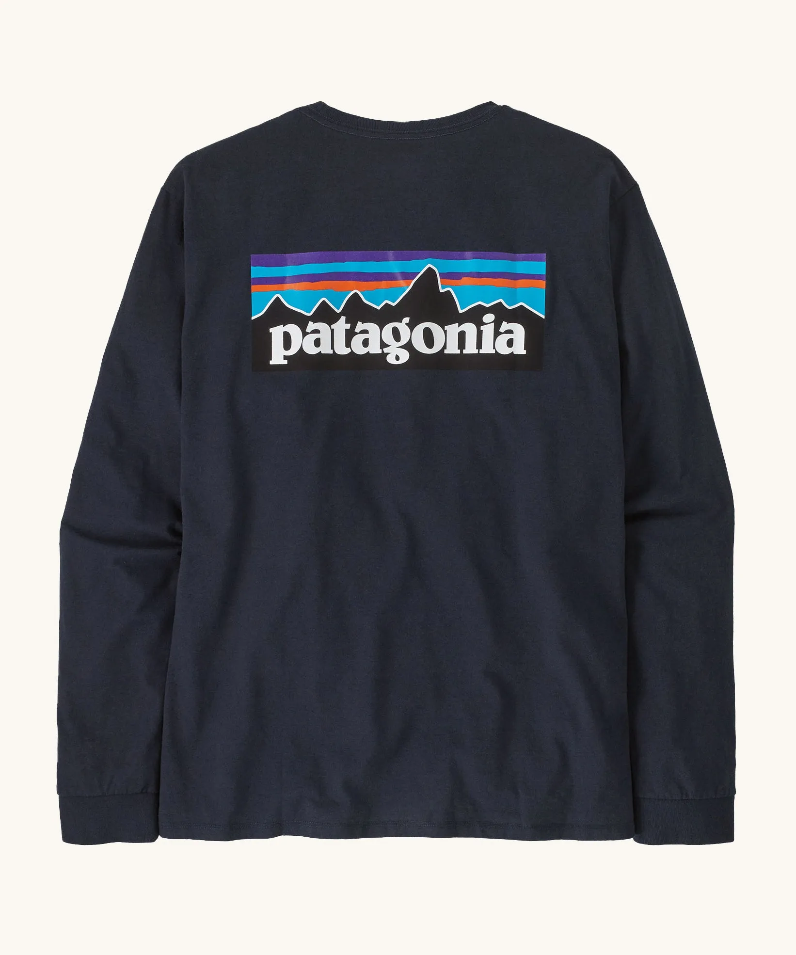 Patagonia L/S P-6 Logo Responsibili-Tee - New Navy