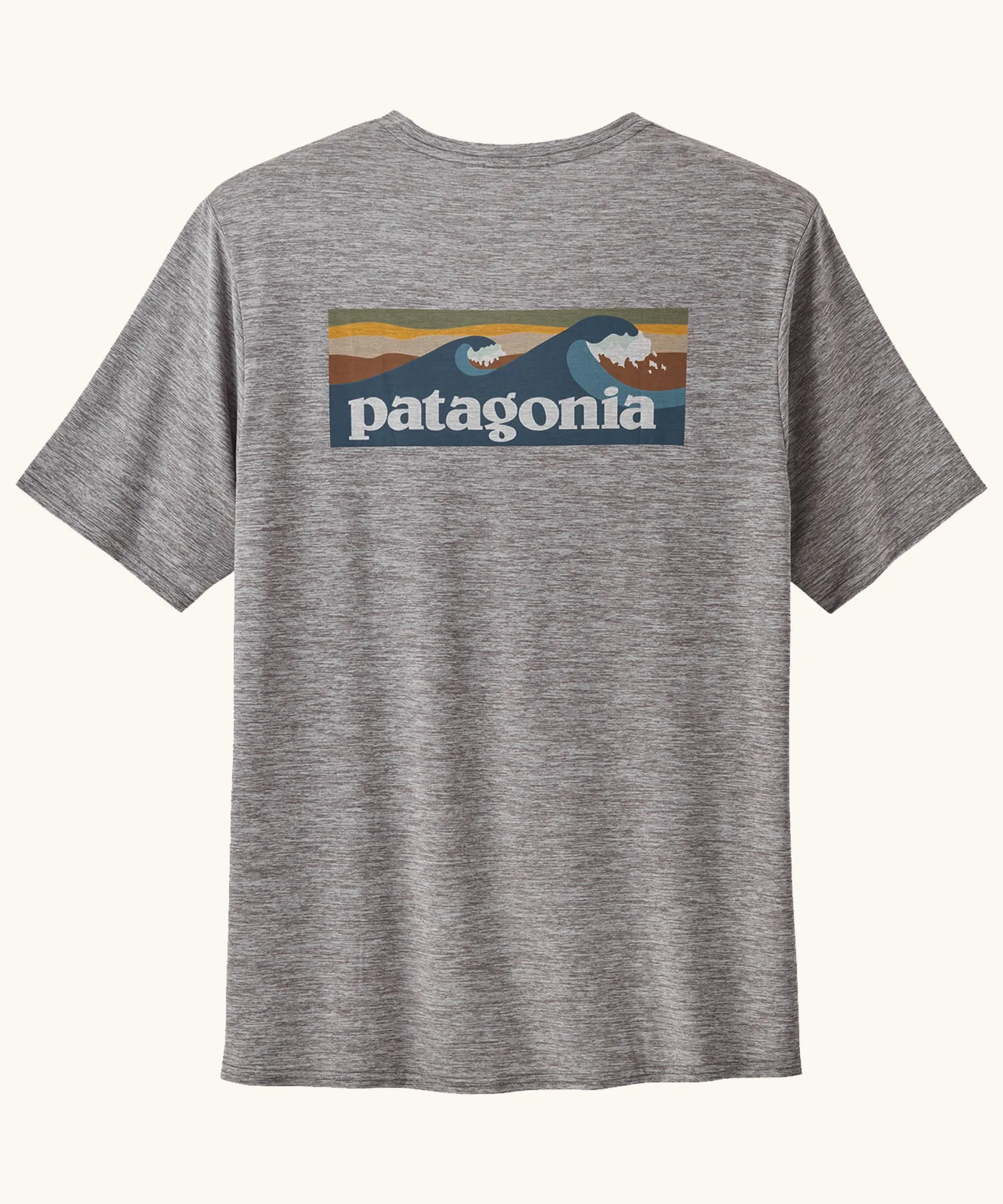 Patagonia Men's Capilene Cool Daily Graphic Shirt - Waters / Feather Grey