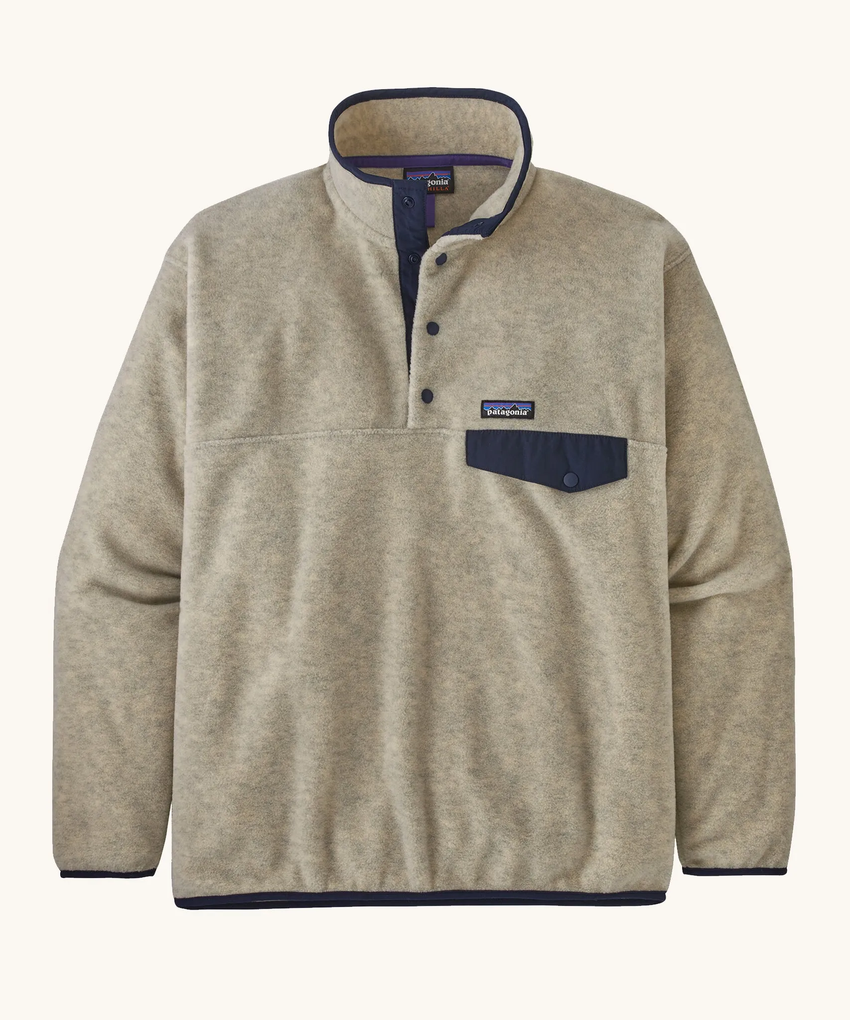 Patagonia Men's Synchilla Snap-T Fleece - Oatmeal Heather