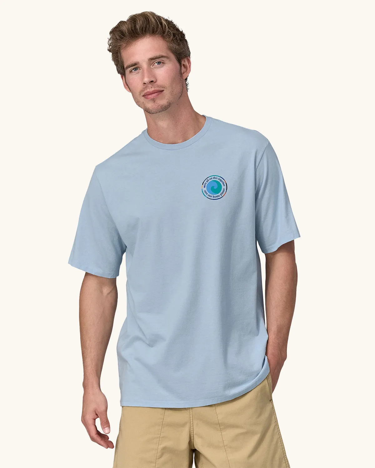 Patagonia Men's Unity Fitz Responsibili Tee - New Navy