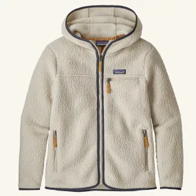 Patagonia Women's Retro Pile Fleece Hoody Jacket - Pelican