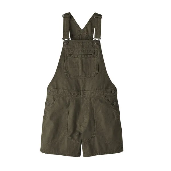 Patagonia Women's Stand Up Overalls 5 Short - Basin Green
