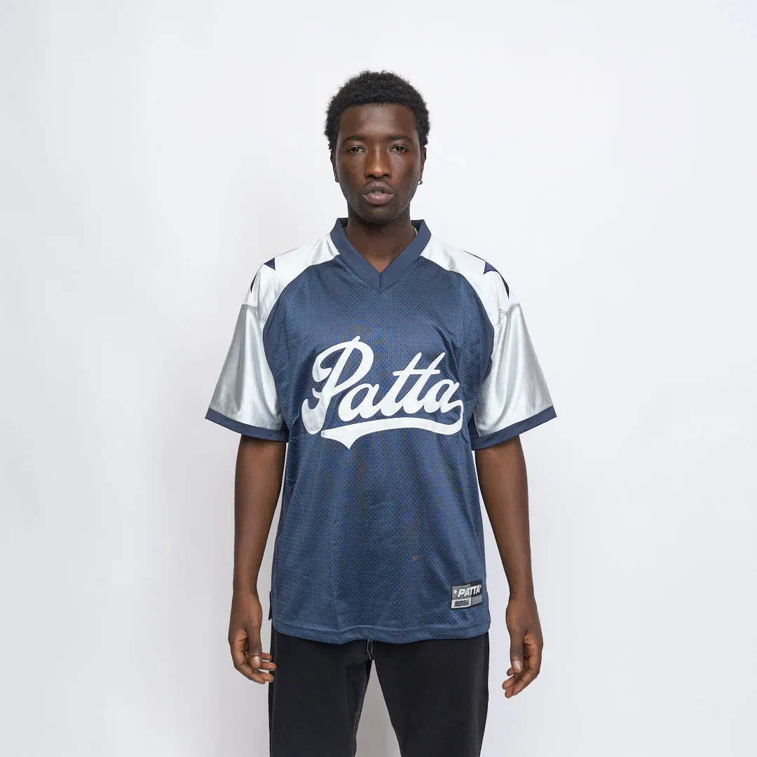 PATTA - Respect Football Jersey (Blue Night/Pearl Blue)