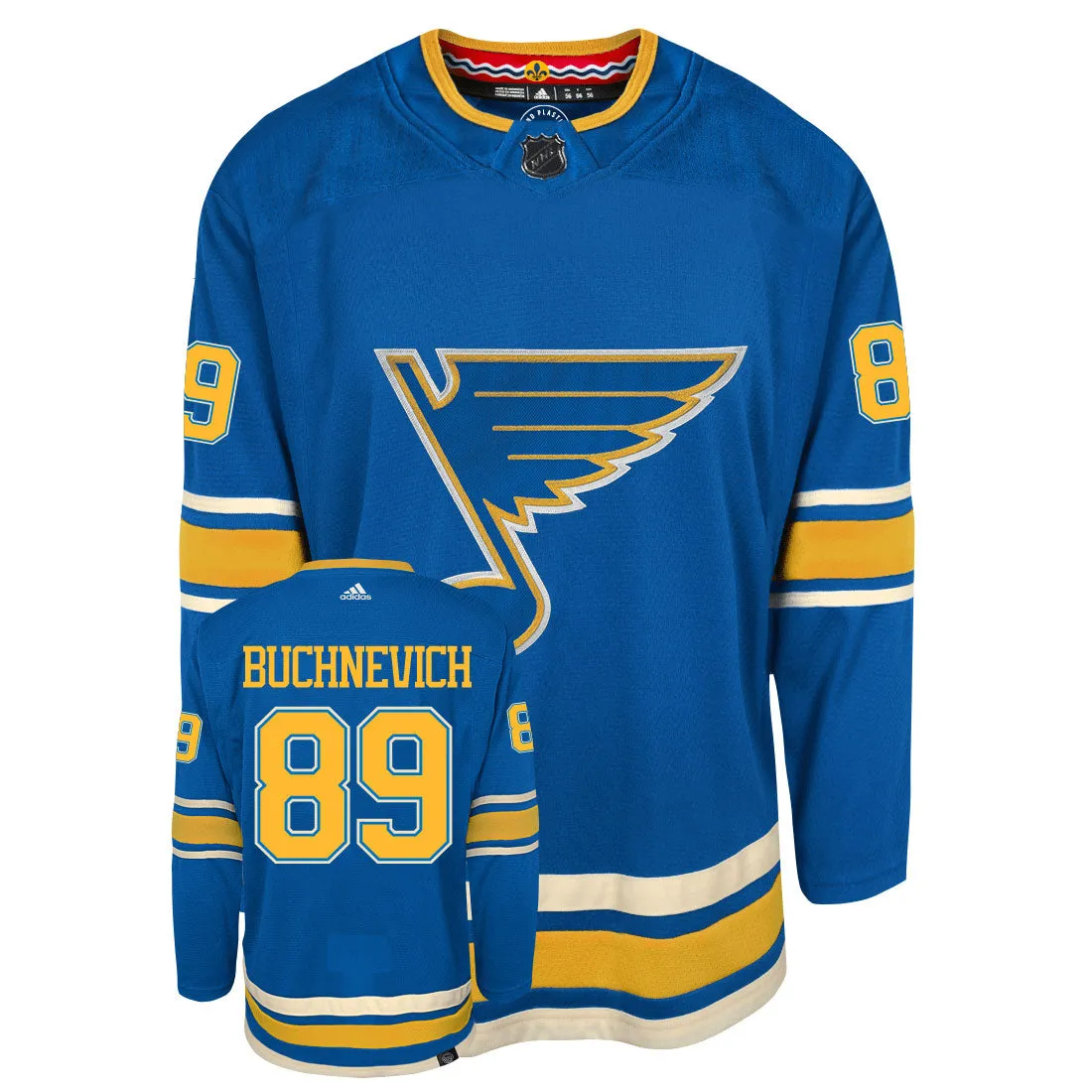 Pavel Buchnevich St Louis Blues Adidas Primegreen Authentic NHL Hockey Jersey     