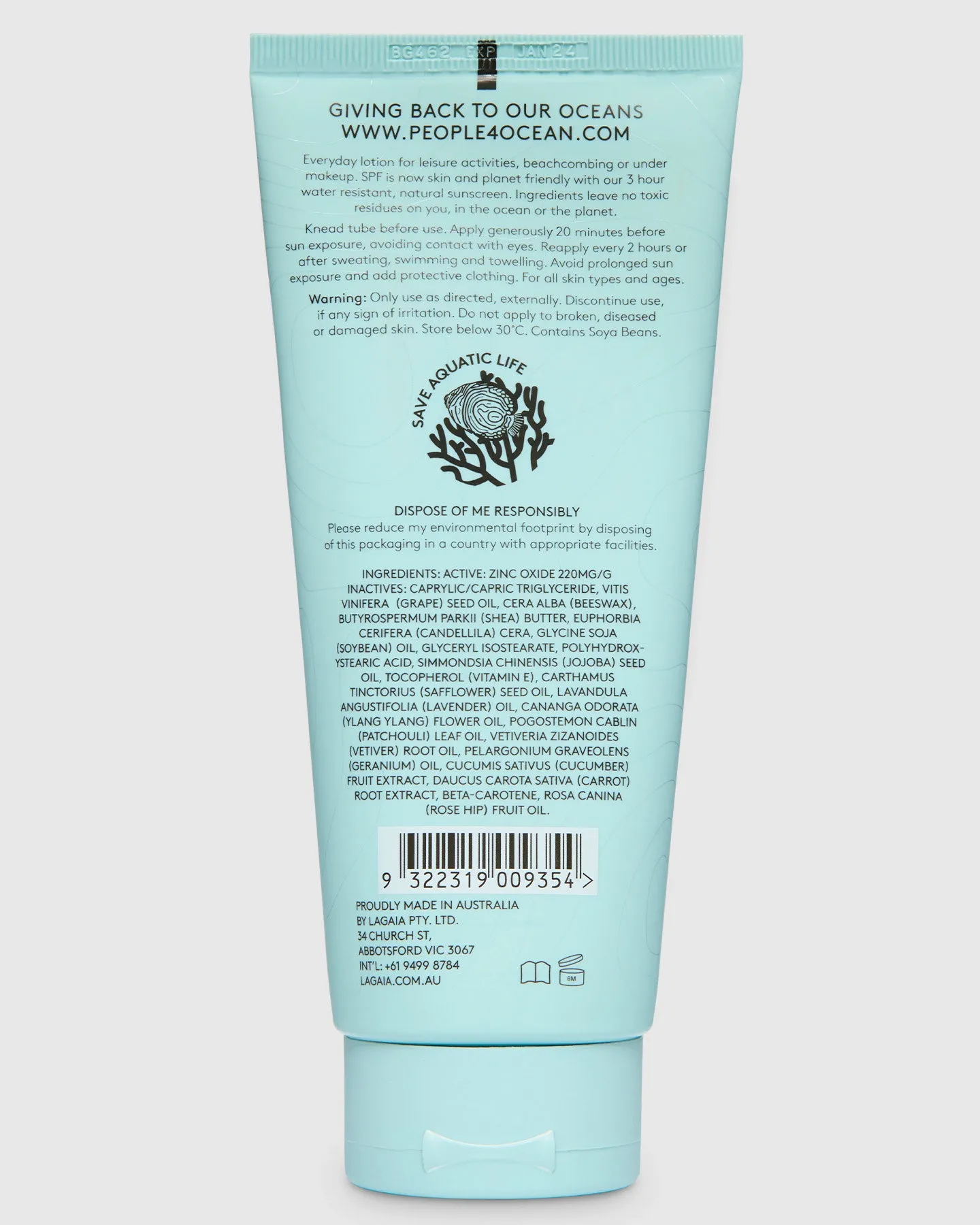 People4Ocean Spf 30 Mineral Nourishing Sunscreen 200 G | SurfStitch