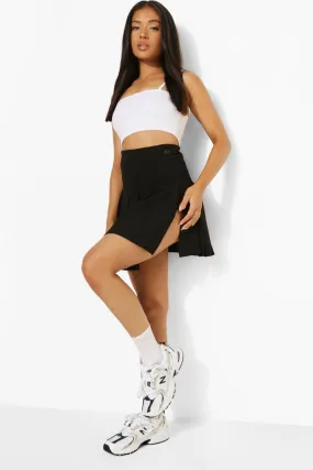 Petite Split Pleated Tennis Skirt