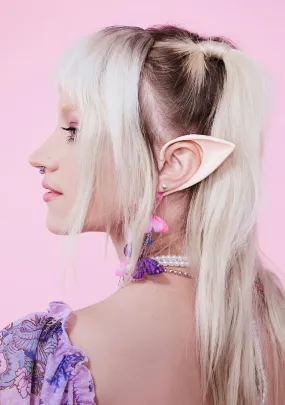 Pink Short Elf Ears-